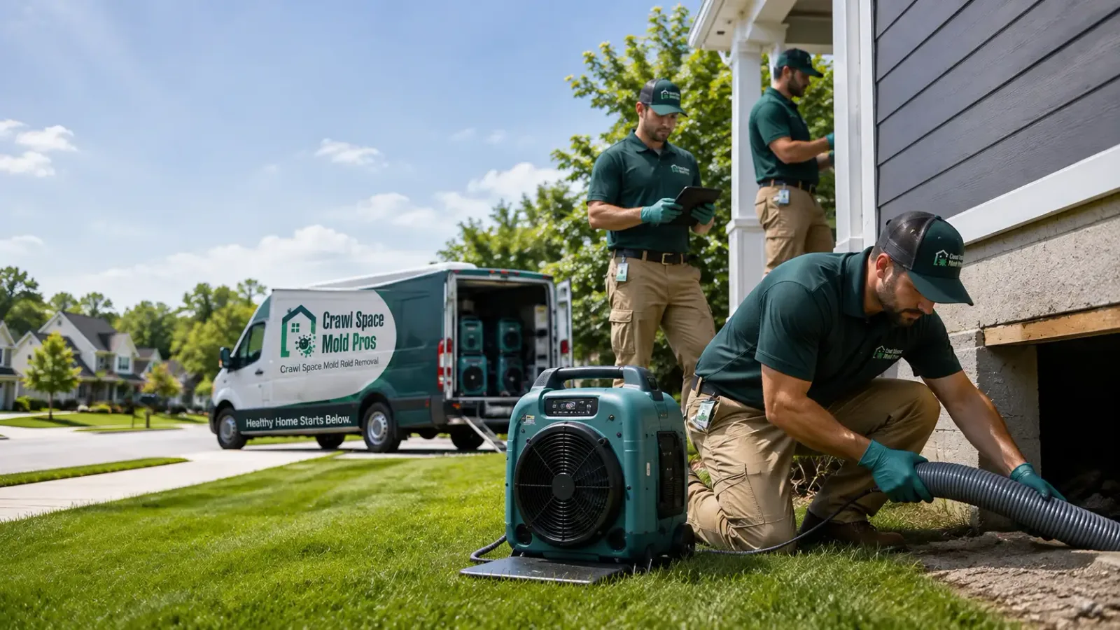 Crawl Space Mold Removal in Johannesburg, MI